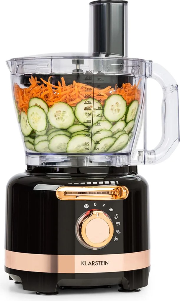 Klarstein Luca 1000W 1.75L Blender Stołowy i Malakser Czarny