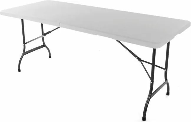 Komplet składany stół ogrodowy campingowy Garth 183 cm + 2 składane ławki