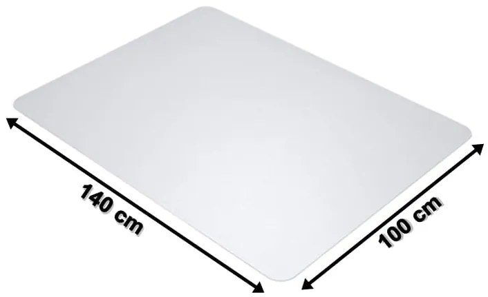 Mata PVC 140x100cm - przezroczysta