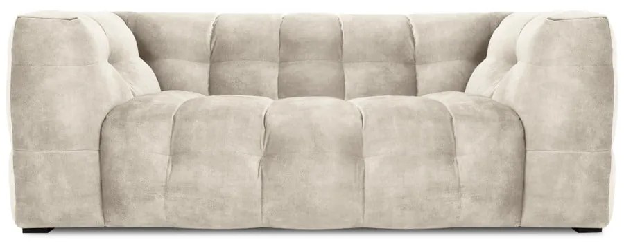 Beżowa aksamitna sofa Windsor &amp; Co Sofas Vesta, 208 cm