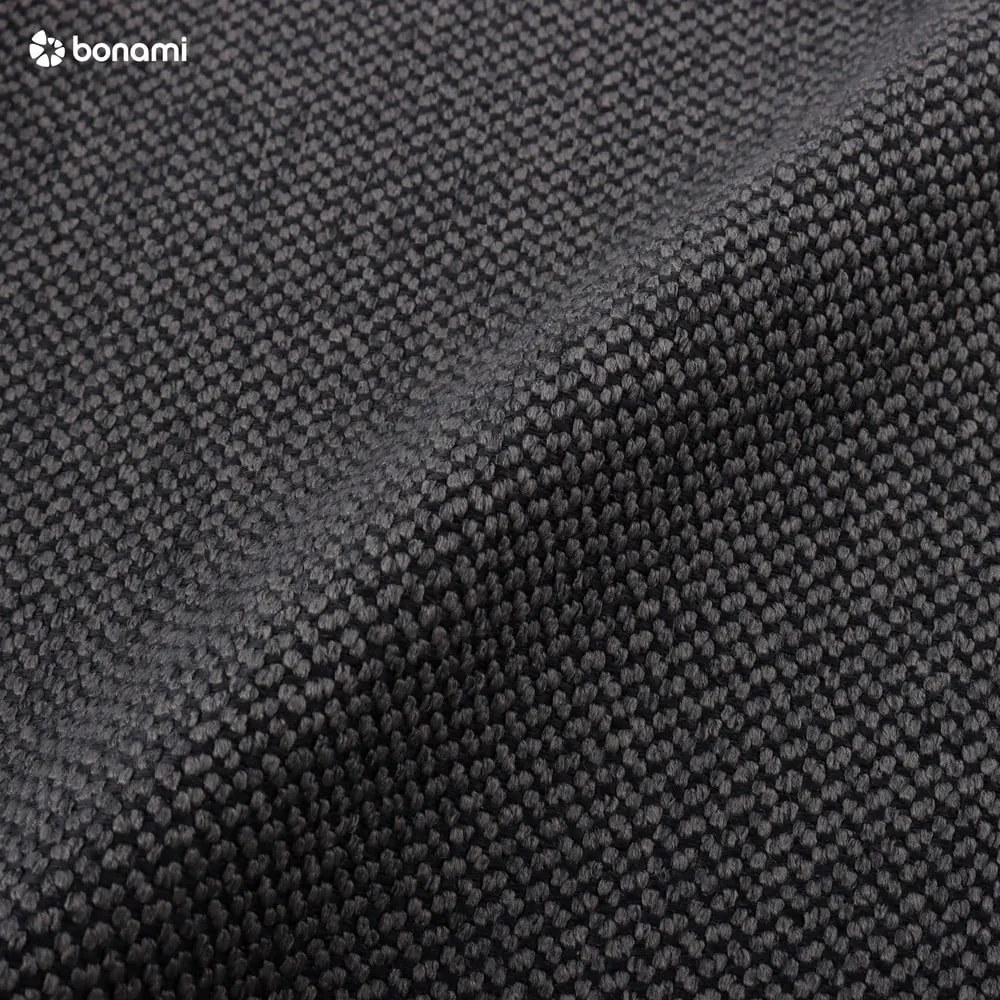 Ciemnoszare łóżko boxspring ze schowkiem 180x200 cm Novento – Maison de Rêve