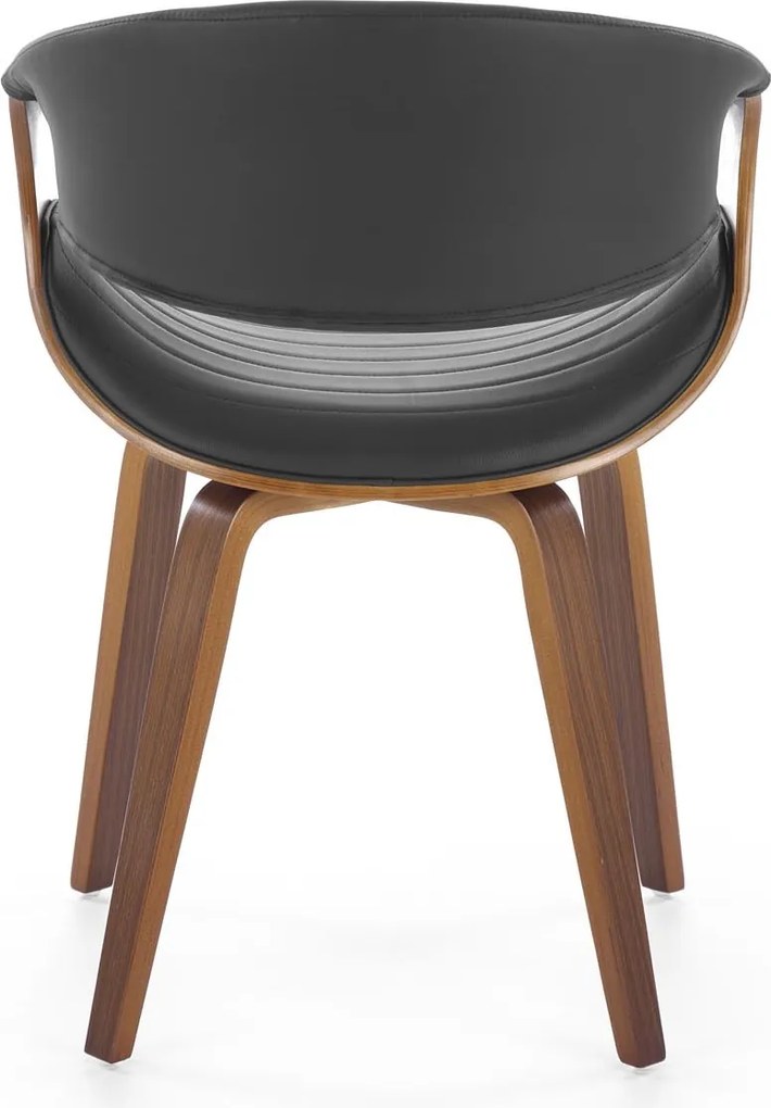 Orzechowe krzesło z giętej sklejki K544 Halmar