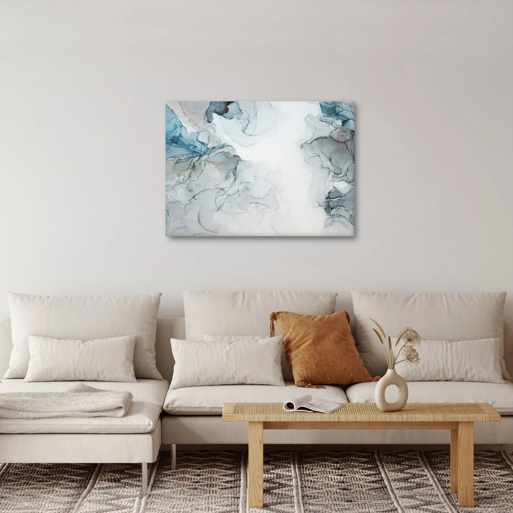 Obraz - Niebieski marmur (70x50 cm)