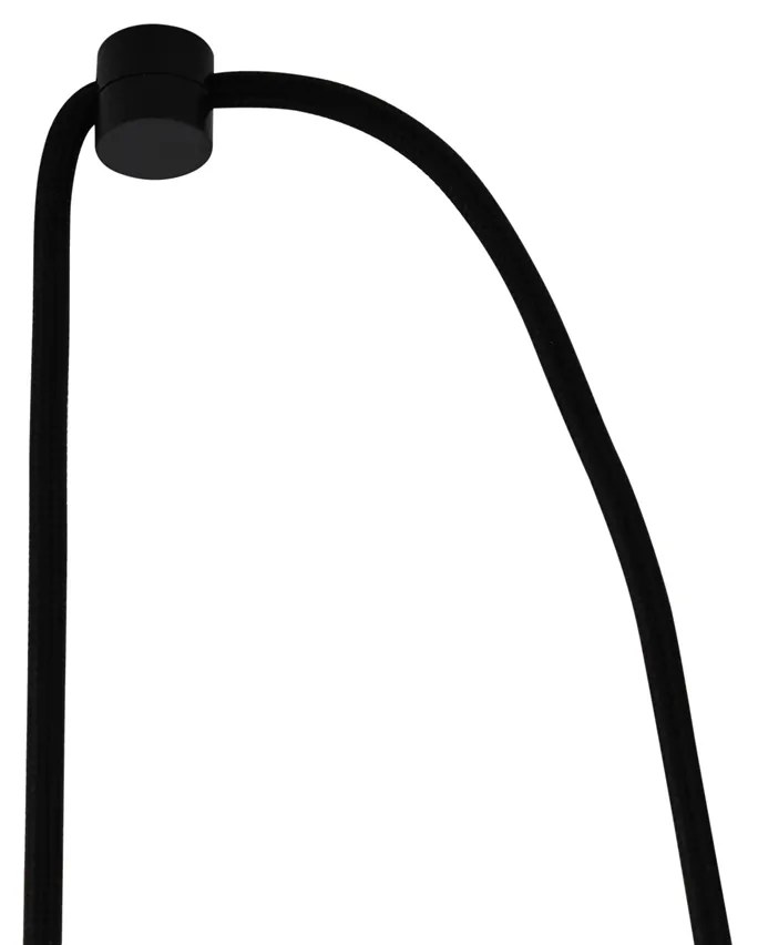 Japońska lampa wisząca czarna z bambusem 2-punktowa - Kea