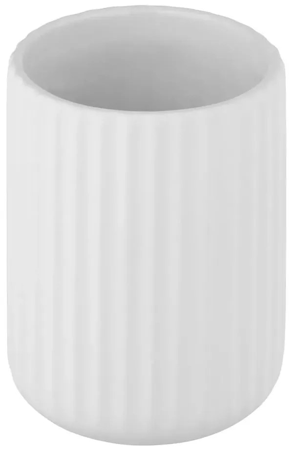 Biały zestaw ceramicznych akcesoriów łazienkowych Belluno – Wenko