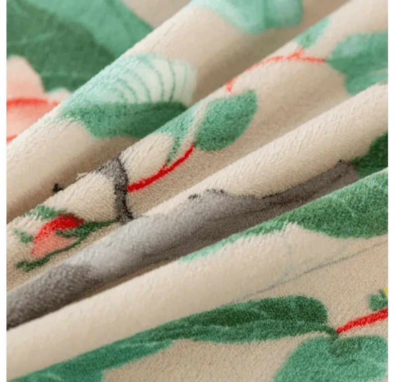 PrzytulneMieszkanie.pl PrzytulneMieszkanie.pl Pościel z mikropluszu PETALIA beżowa Rozmiar pościeli: 70 x 80 cm | 140 x 200 cm