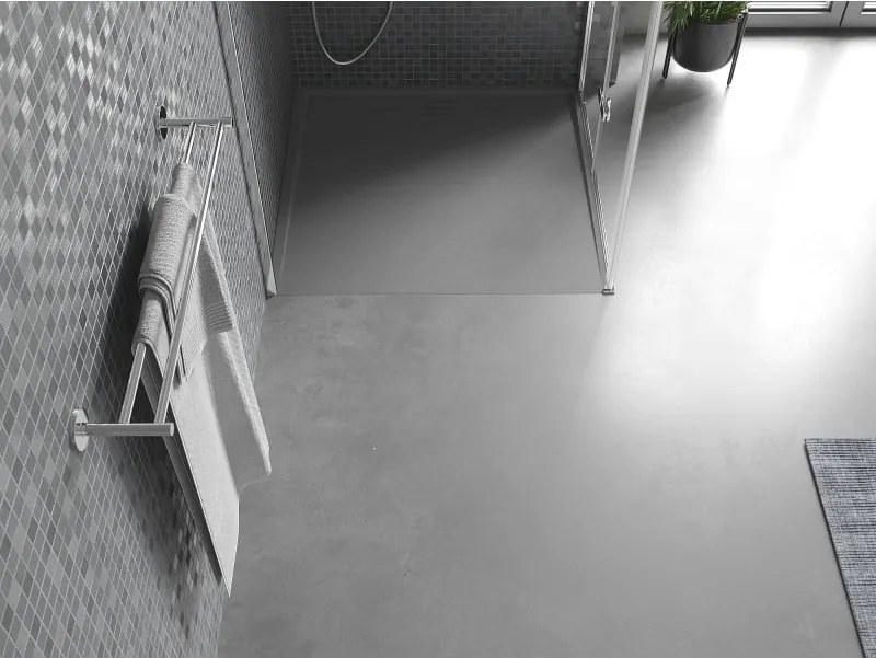 Mexen Amon brodzik kwadratowy SMC 80 x 80 cm, szary - 4F618080