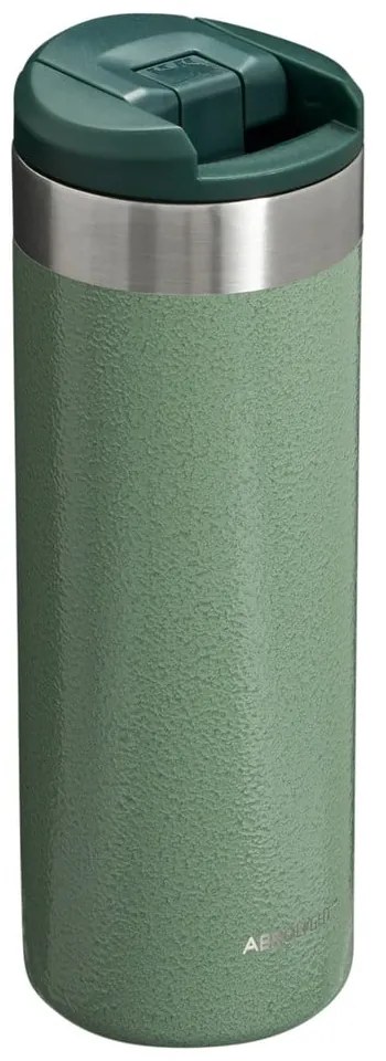 Zielony kubek termiczny ze stali nierdzewnej 470 ml AeroLight™ Transit Hammer Tone Green – Stanley