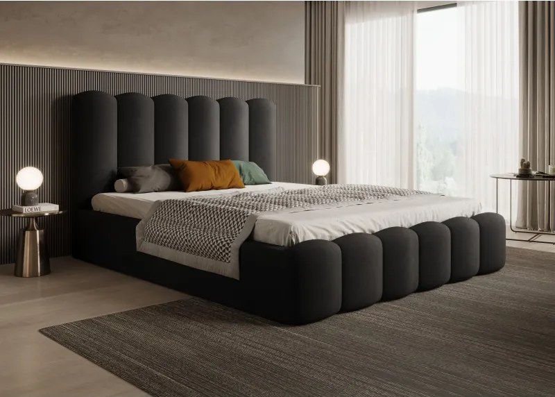 Łóżko Mona V 160 w tkaninie Magic Velvet 2219