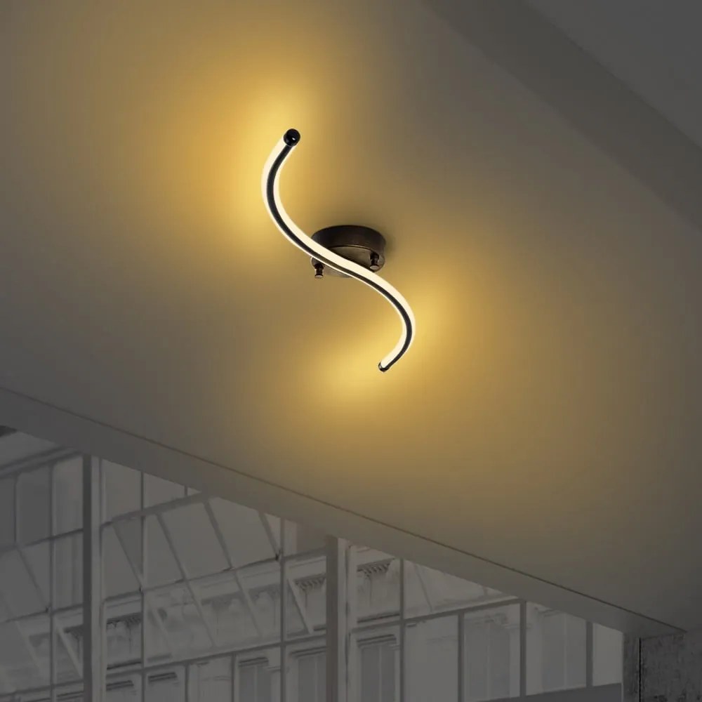 Czarna lampa sufitowa LED 10x67 cm Yilan – Opviq lights