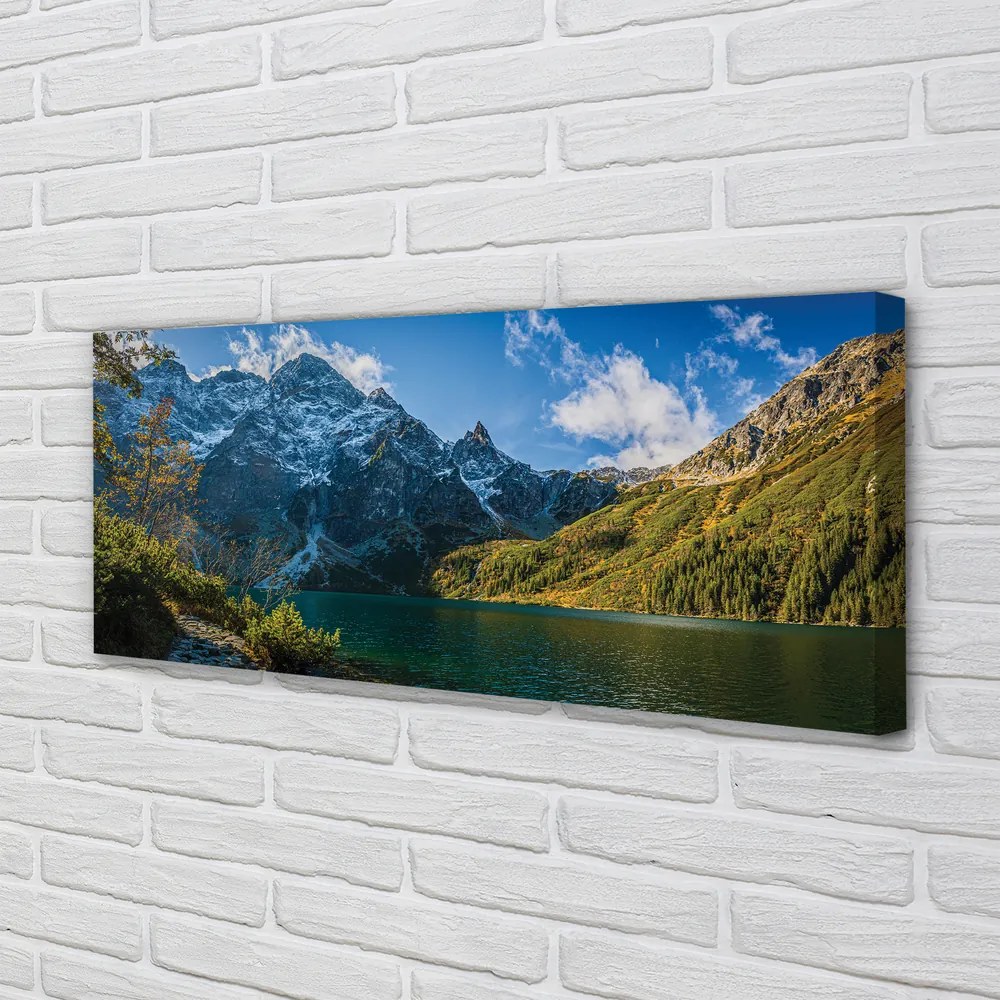 Zdjęcie na płótnie Góry i Jezioro
