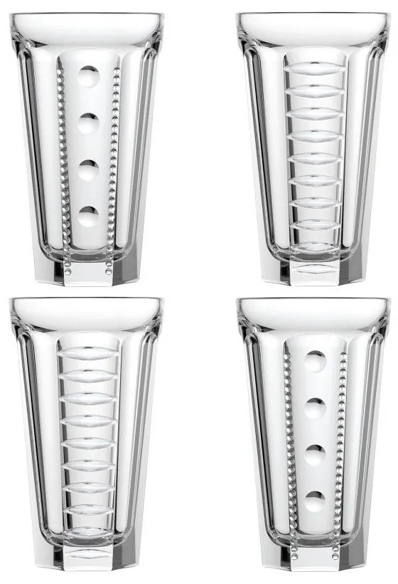 Zestaw 4 szklanek do long drinków La Rochère Saga, 340 ml
