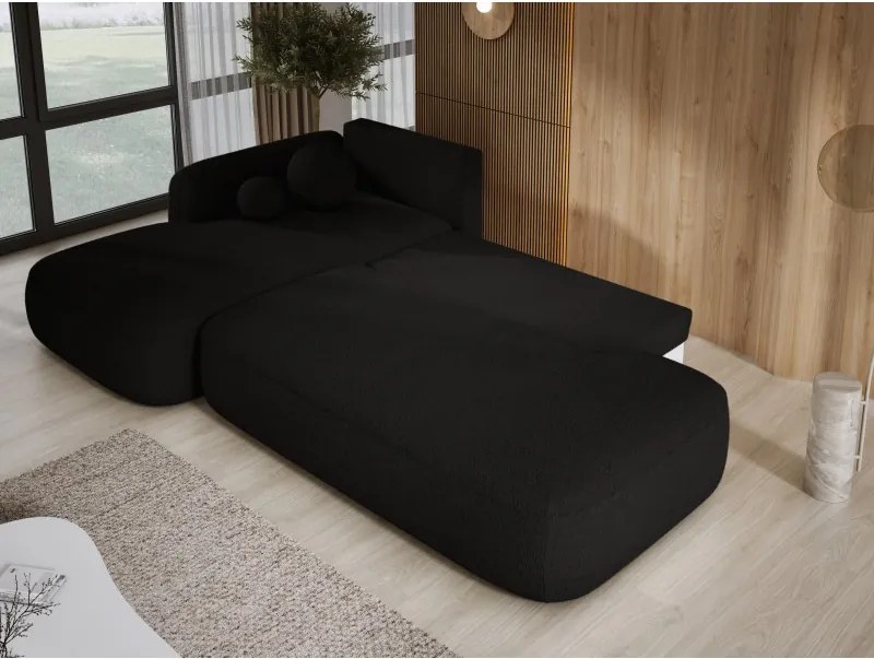 Narożnik BABU z funkcją spania układ L Lewy Tkanina NOWORNEVER 16