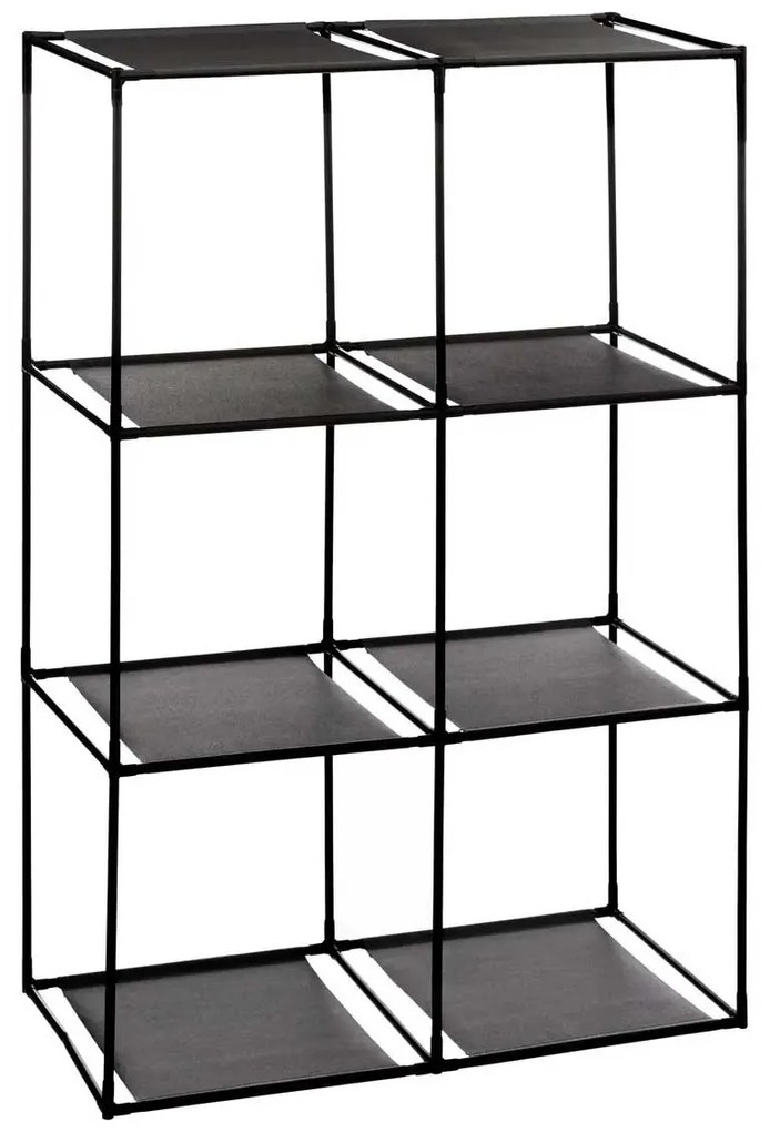 Regał z 6 pojemnikami tekstylnymi, wys. 98 cm