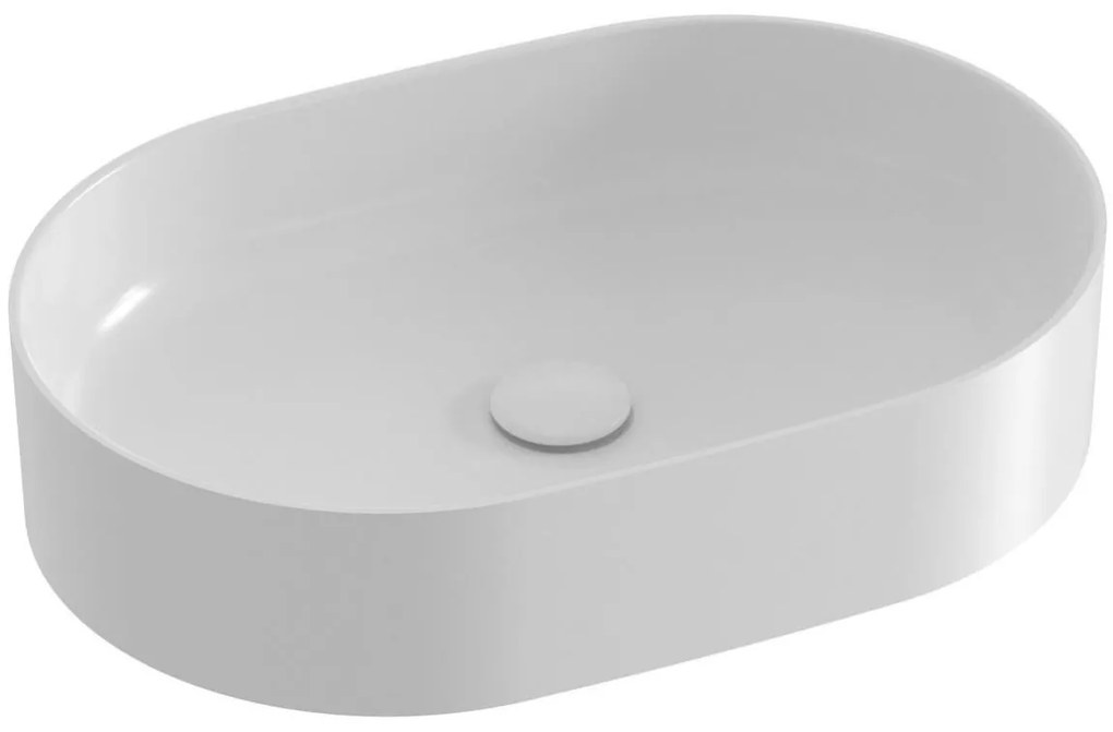 Ravak XJX01155001 - Umywalka nablatowa CERAMIC SLIM 55x37 cm ceramika/biała