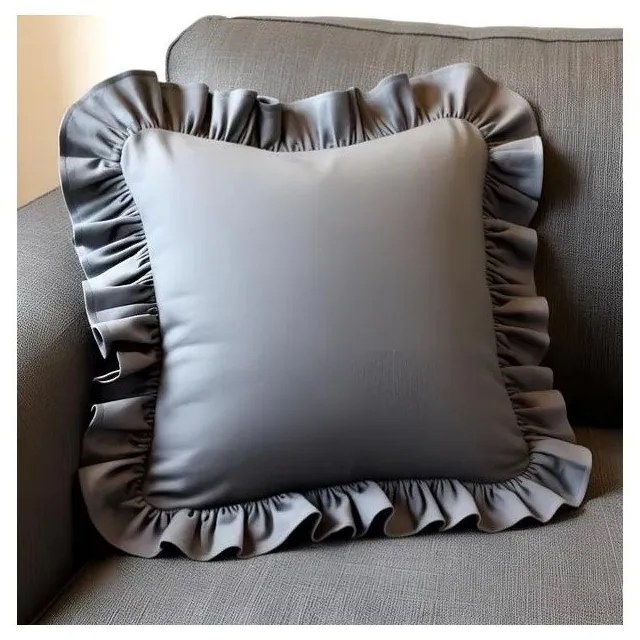 Poszewka na poduszkę z mieszanki bawełny 40x40 cm Ruffled – Mila Home
