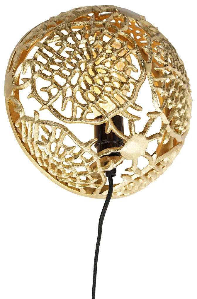 Lampa ścienna w stylu art deco złota - Maro ArtDeco Oswietlenie wewnetrzne