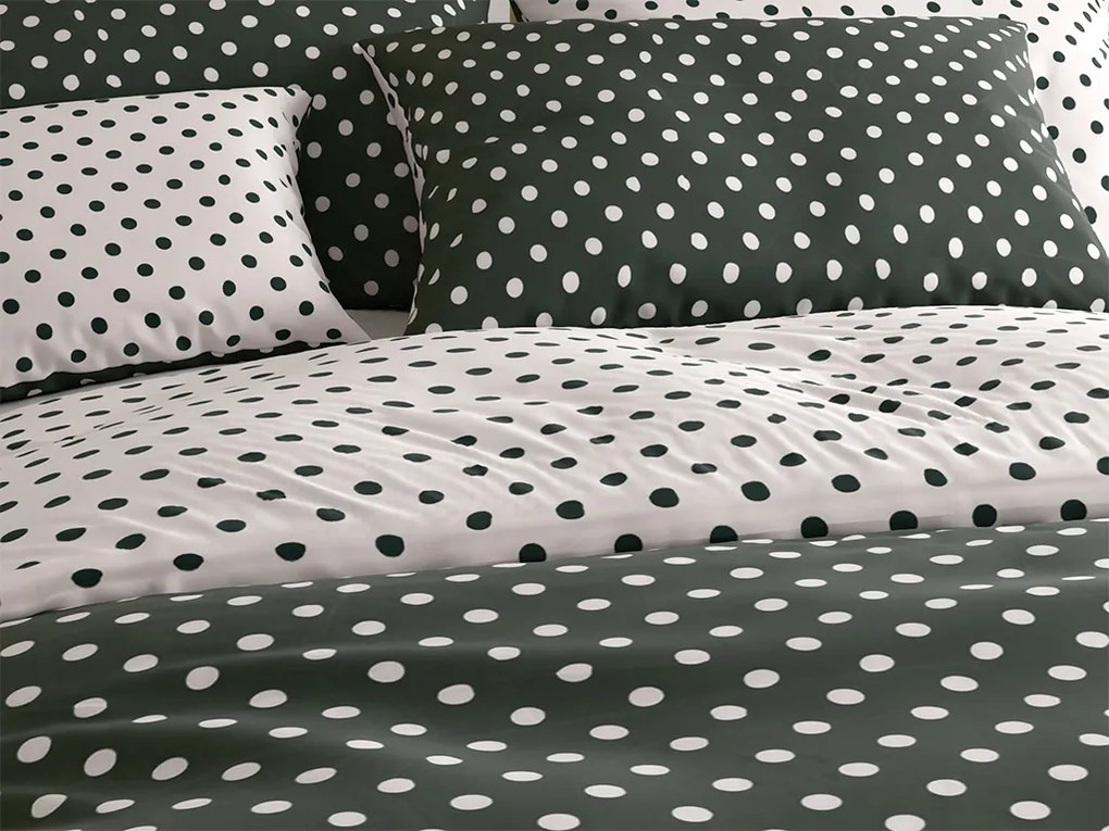 PrzytulneMieszkanie.pl PrzytulneMieszkanie.pl Bawełniana pościel COLAM GREY szara Rozmiar pościeli: 2 szt 70 x 90 cm | 200 x 220 cm