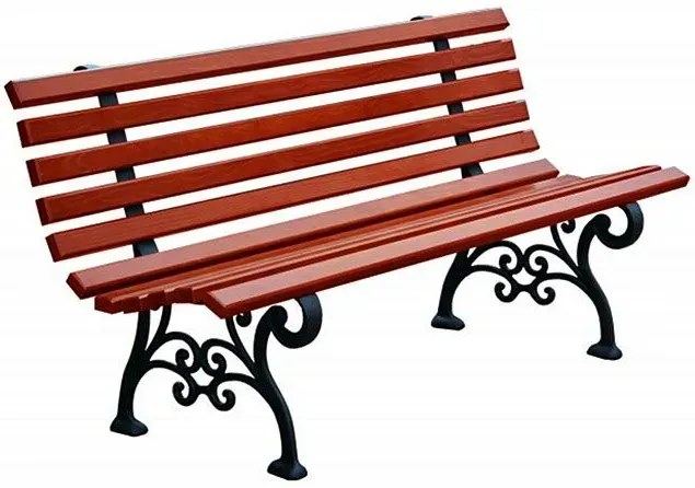 Romantyczna ławka parkowa 150 cm Walia