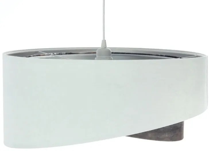 Minimalistyczna lampa wisząca welurowa - EXX12-Atoki