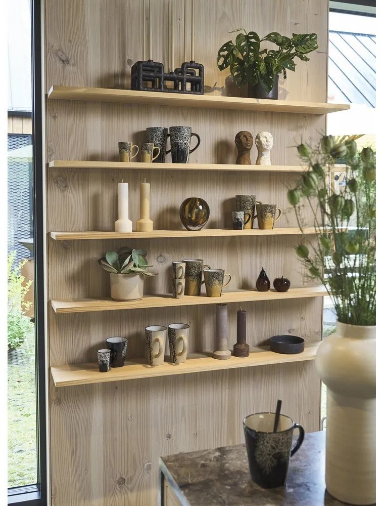 Żółte kamionkowe kubki na espresso zestaw 4 szt. 100 ml Hela – Villa Collection