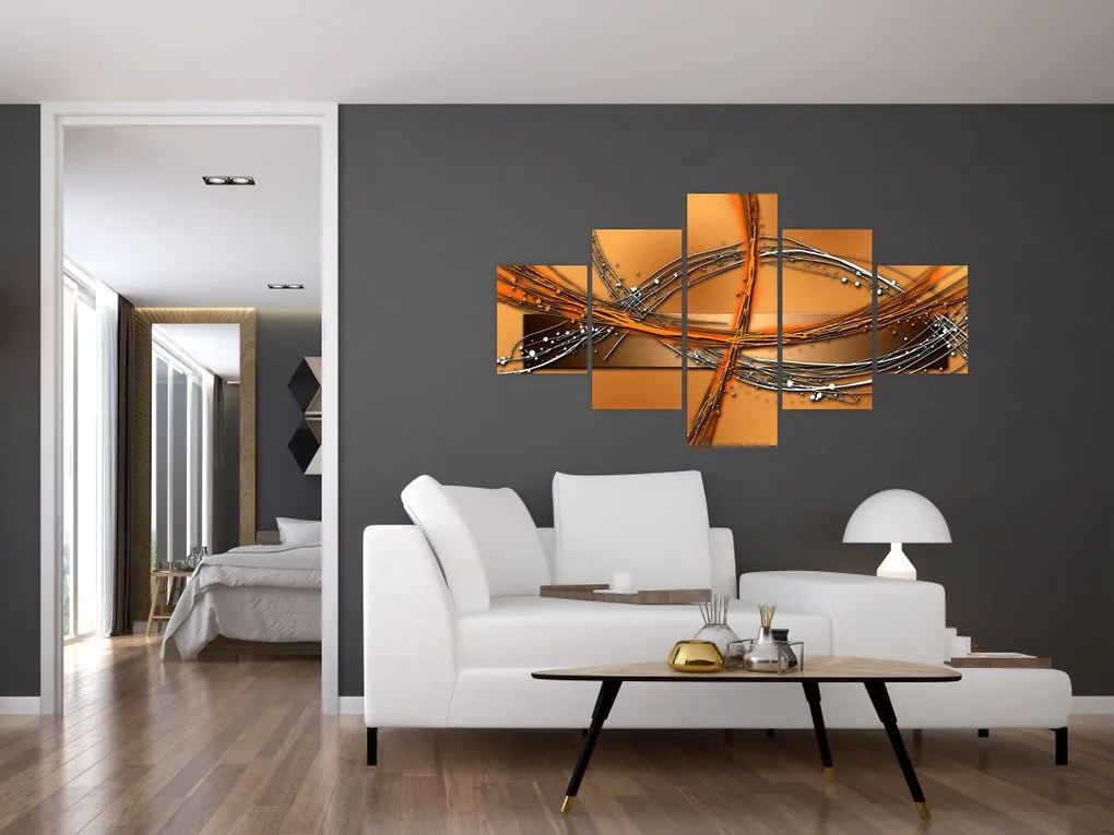 Abstrakcyjny obraz (125x70 cm)