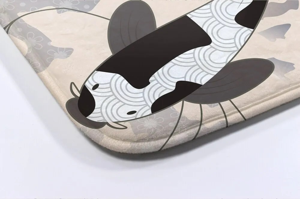 Dywanik łazienkowy antypoślizgowy Dywanik łazienkowy antypoślizgowy Karpie Koi