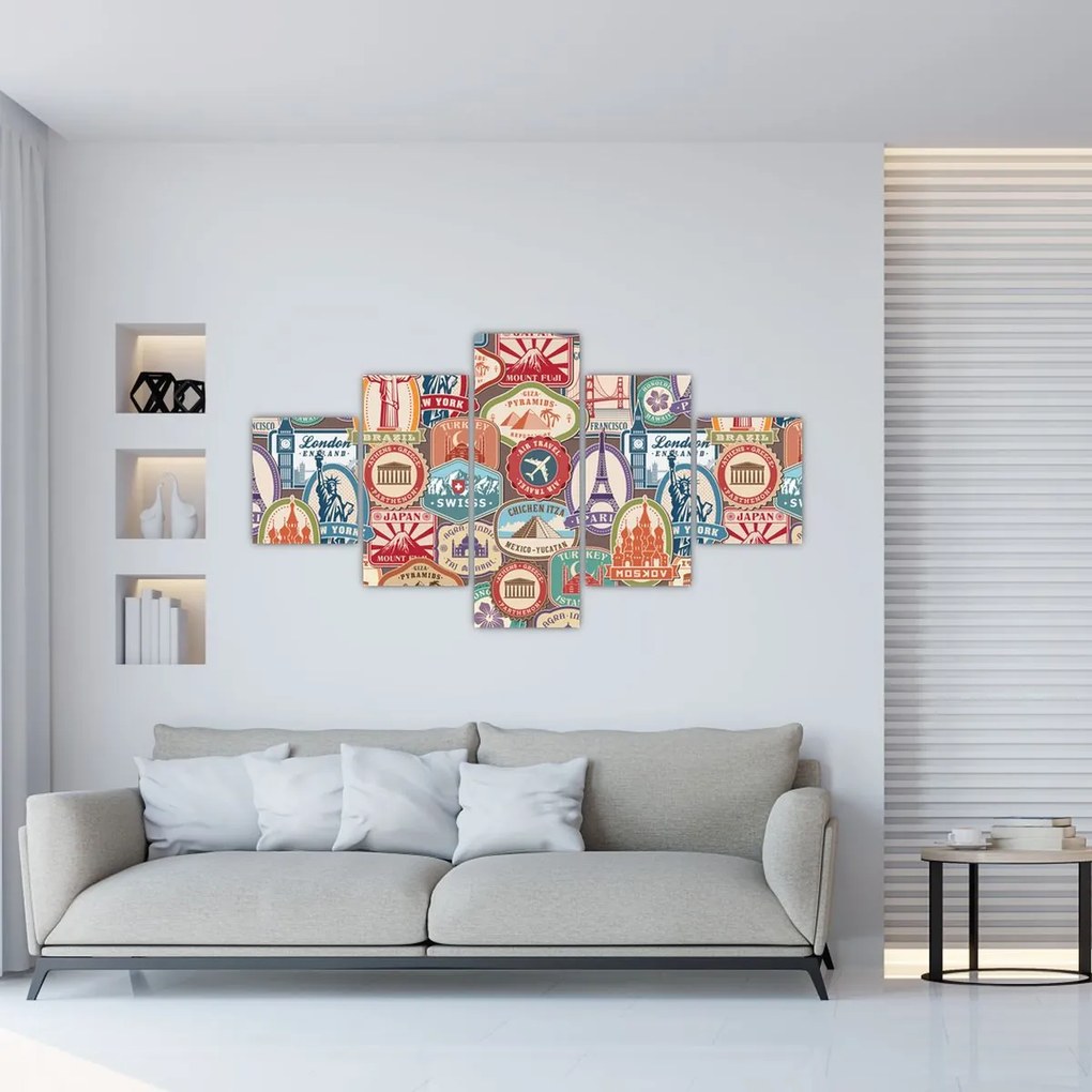 Obraz podróżnika (125x70 cm)