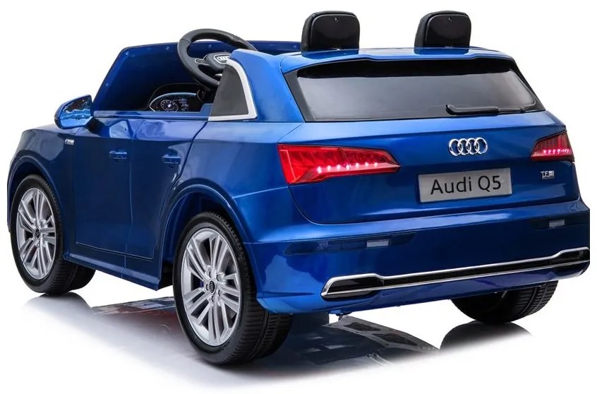 Pojazd na akumulator nowe audi q5 2-osobowe niebieskie lakierowane