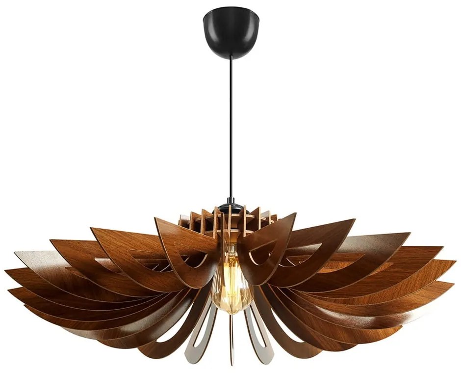 Lampa wisząca w naturalnym kolorze ø 52 cm – Opviq lights
