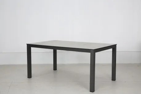 PICASO - stół ogrodowy aluminiowy 160 x 90 cm, naturalny