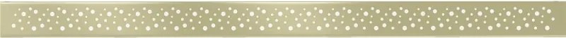 Mexen Flat M12 maskownica do odpływu liniowego 90 cm, złota szczotkowana - 1A21090