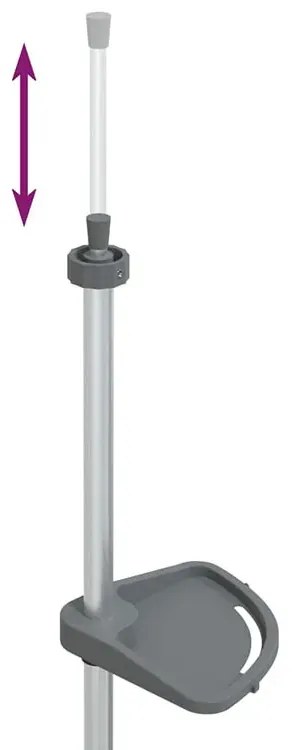 Teleskopowa narożna półka pod prysznic F7-A59