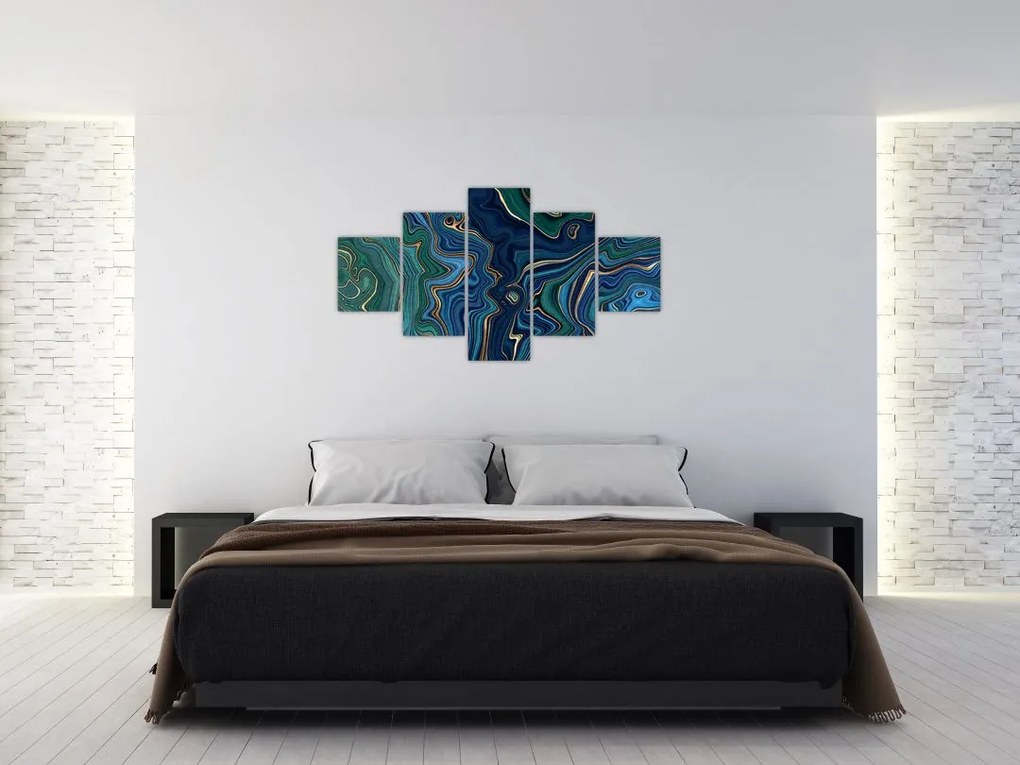 Obraz - Marmur agatowy (125x70 cm)