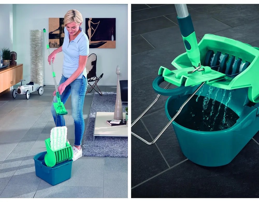 Mop z wiadrem Profi Compact – LEIFHEIT