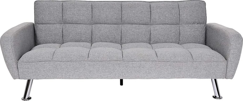 Sofa MCW-K19,  tkanina/tekstylia jasnoszary