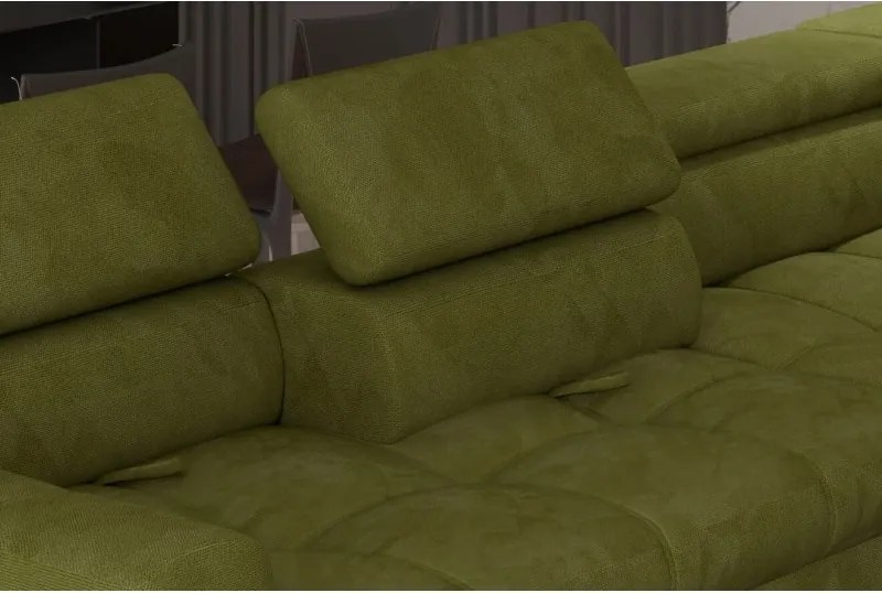 Narożnik VOSS L układ L z funkcją spania i pojemnikiem WERSAL