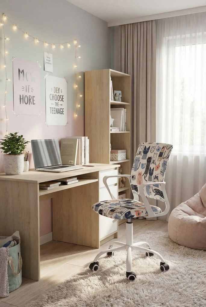 Młodzieżowy obrotowy fotel H8-S82