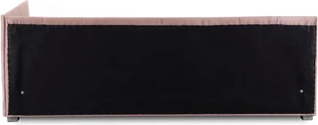 Łóżko Tapczan Młodzieżowe KARO 2 90x200 cm Narożne Różowe