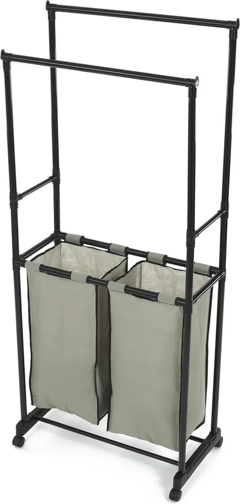 Stojak z miejscem do przechowywania GD-176 BK, plastik, czarny