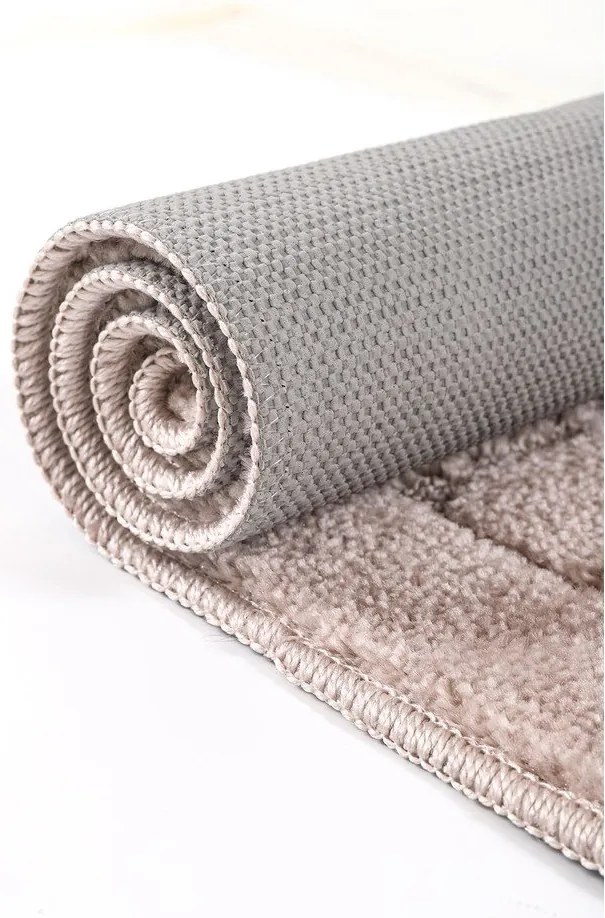 Brązowe dywaniki łazienkowe zestaw 2 szt. 50x80 cm Kareli – Foutastic