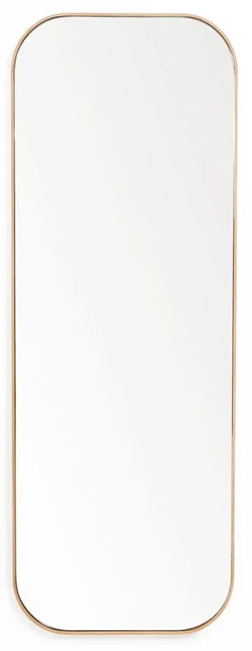 Lustro ścienne z ramą z drewna dębowego Wireworks Gaze, 41x114 cm