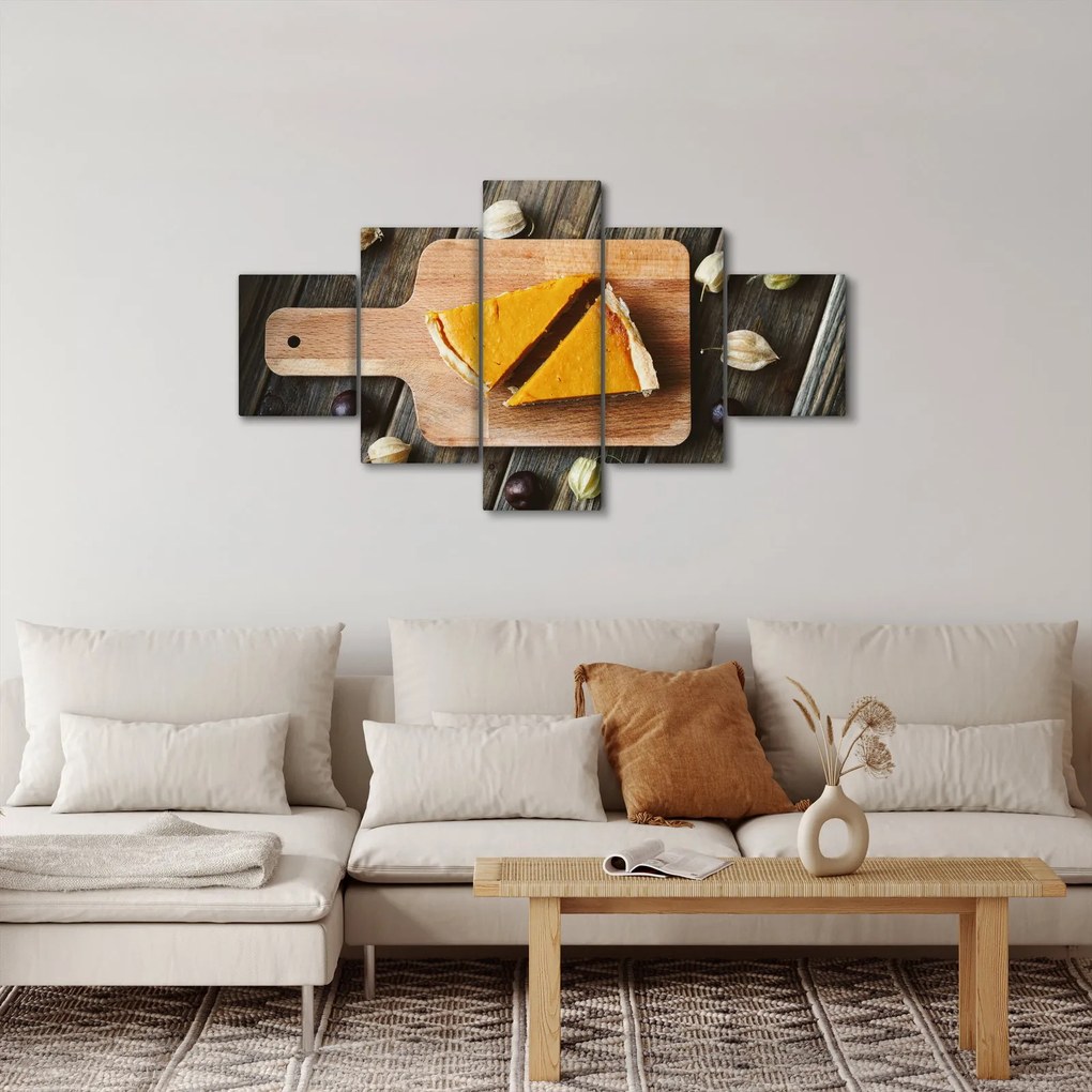 Obraz - Ciasto dyniowe (125x70 cm)