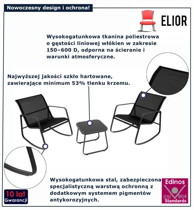 Zestaw wypoczynkowy na taras  P2-T45