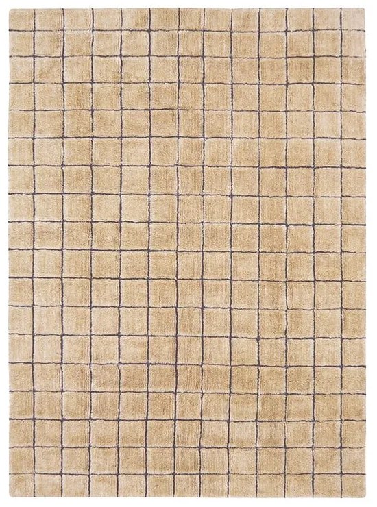 Wełniany dywan tkany ręcznie w bursztynowym kolorze 230x300 cm Mosaic Amber – Lorena Canals