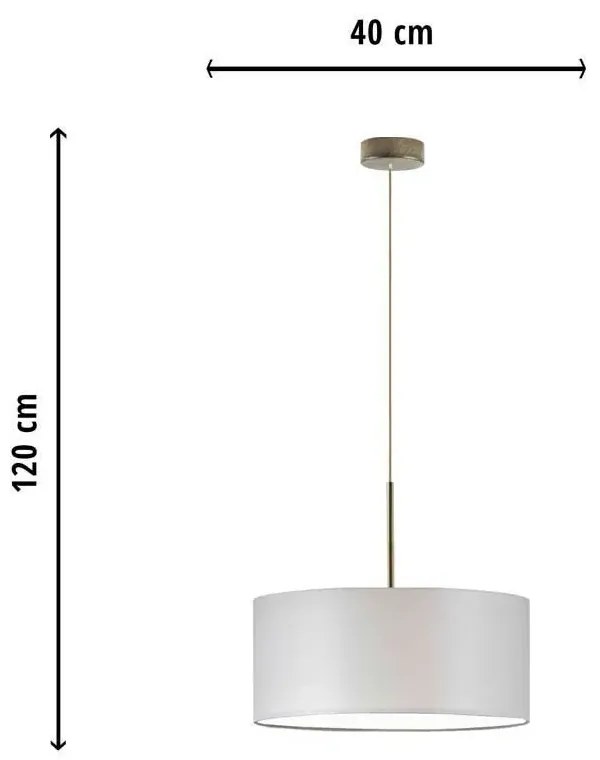 Regulowana lampa wisząca 40 cm - C2-P30