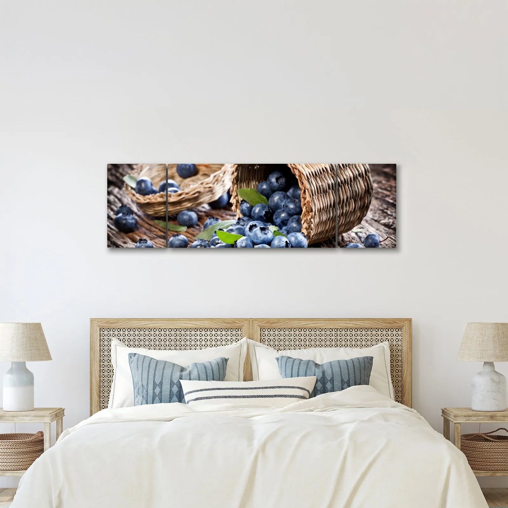 Obraz - Soczyste jagody (170x50 cm)