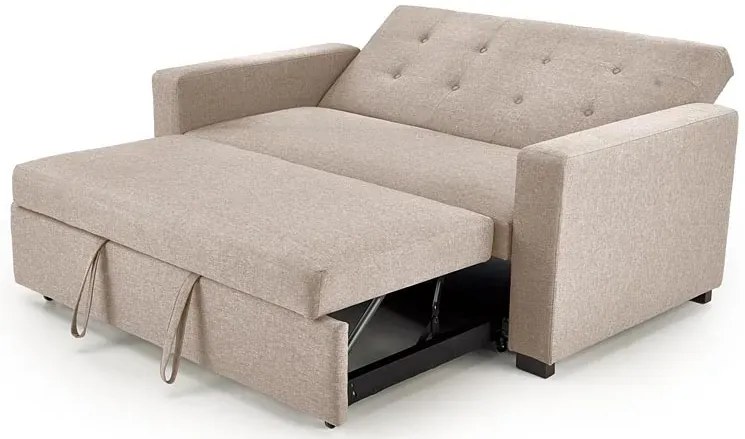 Beżowa sofa wypoczynkowa z funkcją spania - Naria