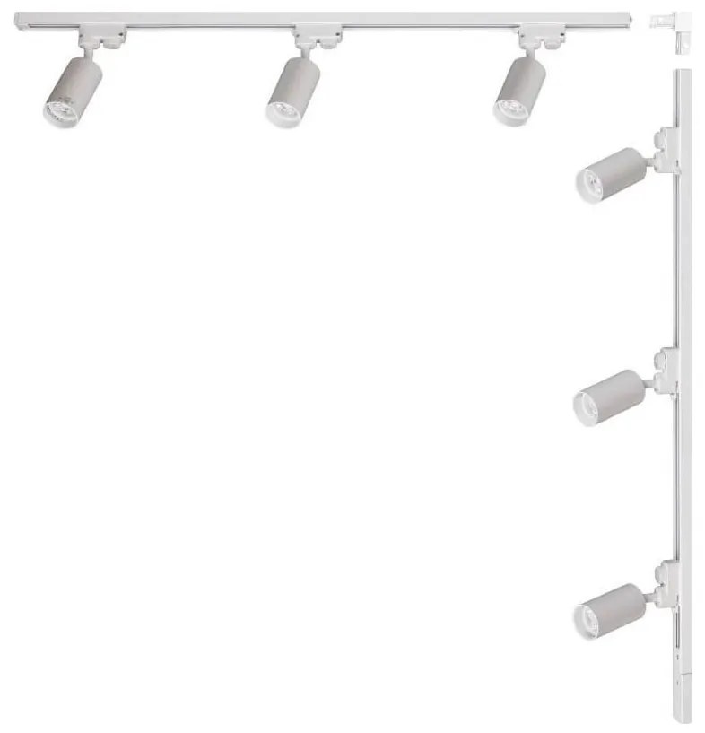 Zuma Line 3565 - Oprawa punktowa w systemie szynowym TUBE 6xGU10/35W/230V biała