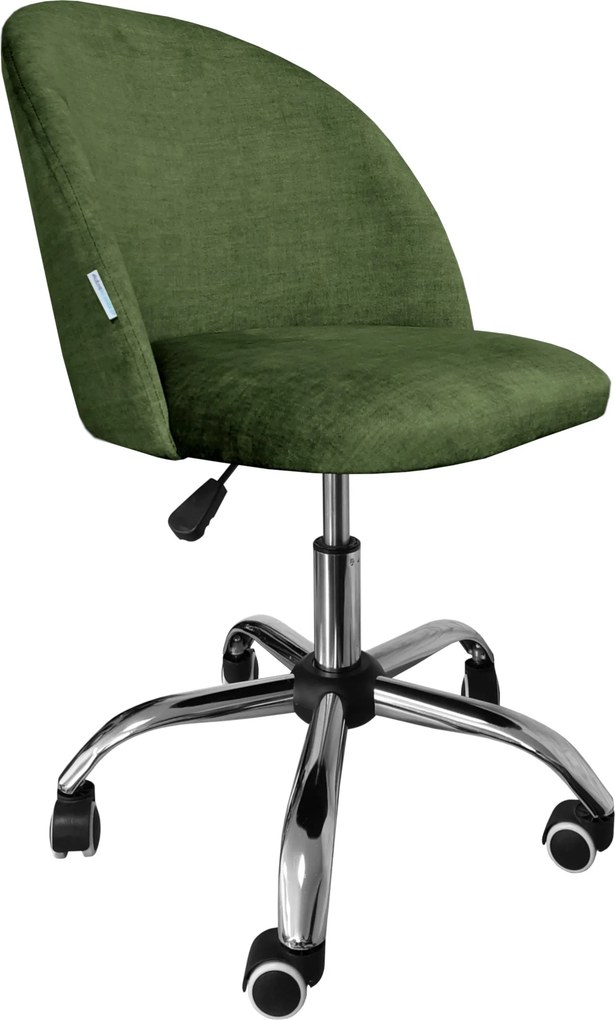 Fotel obrotowy COLIN krzesło biurowe fotel ergonomiczny do biurka : Kolor Stelaża - Chrom, Kolor tkaniny - VOGUE - VOGUE 11, Typ siedziska - Siedzisko obrotowe 360°, Typ tkaniny - Vogue